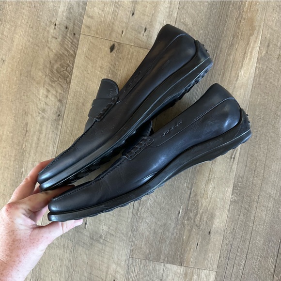 Tods Italy Mens Penny Driving Loafers Shoes - Picture 5 of 11